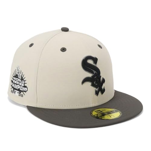 NEWERA グレー デコキャップ 59FIFTY ニューエラ キャップ シカゴ ホワイトソックス シャドウ
